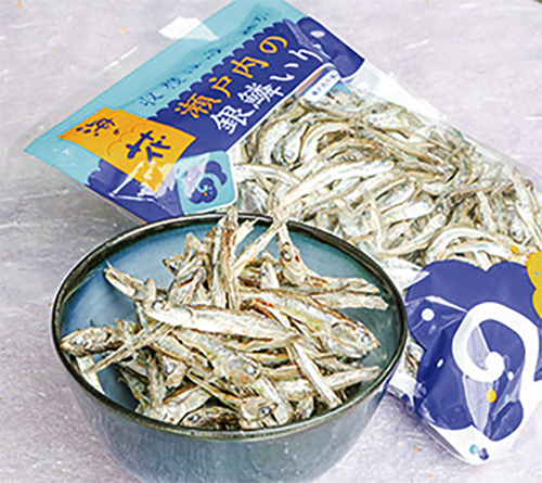 まつやま農林水産物ブランド「瀬戸内の銀鱗煮干し」