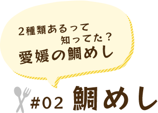 2種類あるって知ってた？愛媛の鯛めし #02 鯛めし