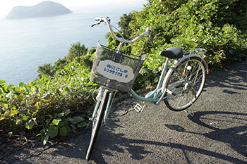 「ごごしま自由探訪」レンタル自転車を用意しました！(興居島)