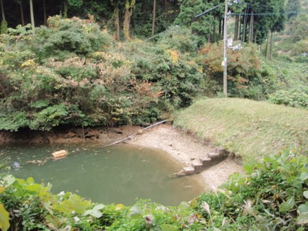 大谷池施工前