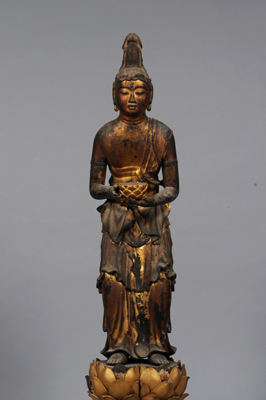 木造阿弥陀三尊像のうち両脇侍立像（円明寺）の画像2