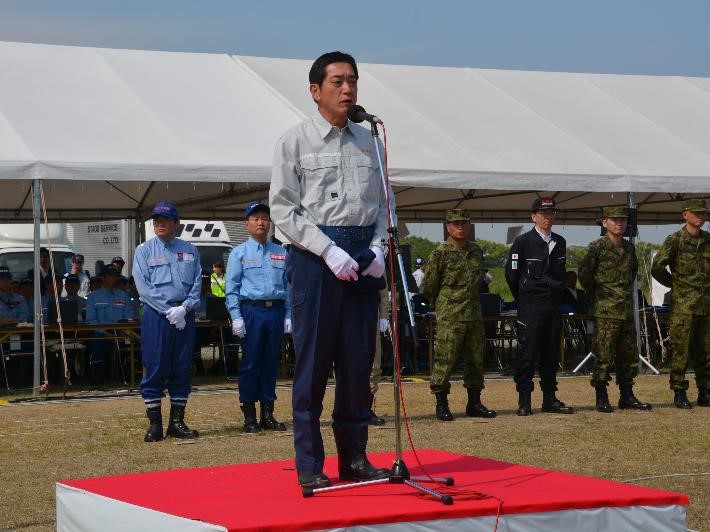 5月12日（日曜日）重信川総合水防演習（松山市）の画像