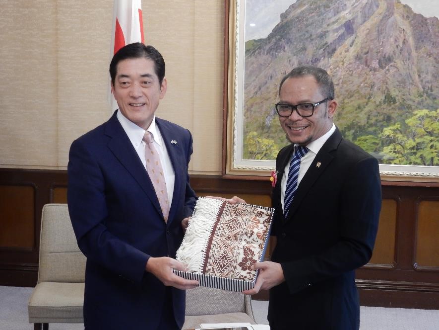 8月31日（土曜日）インドネシア共和国労働大臣らの訪問（県庁）の画像