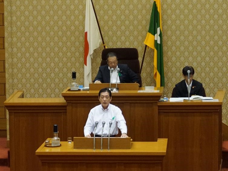 9月13日（金曜日）9月定例県議会開会（県議会議事堂）の画像