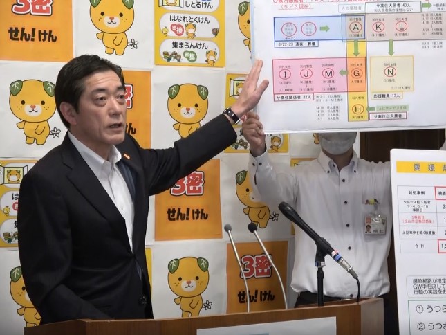 5月3日（日曜日）新型コロナウイルス感染者に関する臨時記者会見（県庁）の画像