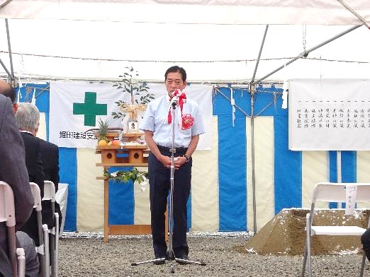 7月15日（水曜日）愛媛県自治会館新会館建設工事起工式（松山市）の画像