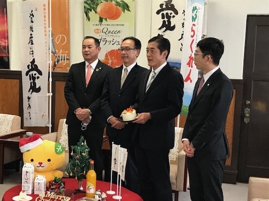 11月16日（月曜日）菓子製造販売会社ほかの訪問（県産食材を使用した商品の販売報告）（県庁）の画像