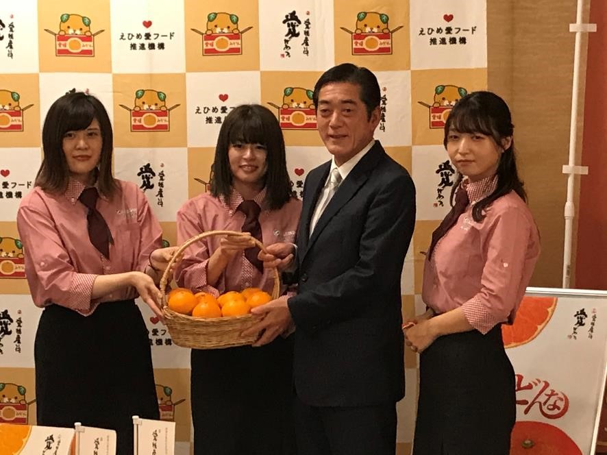 11月18日（水曜日）全農愛媛県本部の訪問（紅まどんなの今期初出荷報告）（県庁）の画像