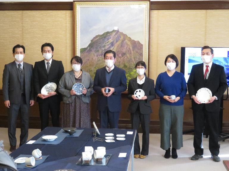 2月8日（月曜日）砥部焼関係者の訪問（県庁）の画像
