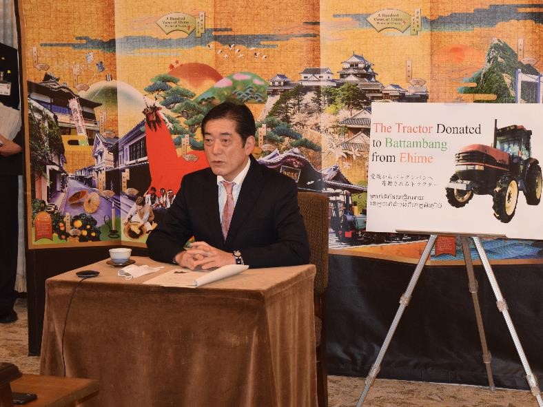 2月15日（月曜日）カンボジア王国バッタンバン州知事とウェブ会談（県庁）の画像