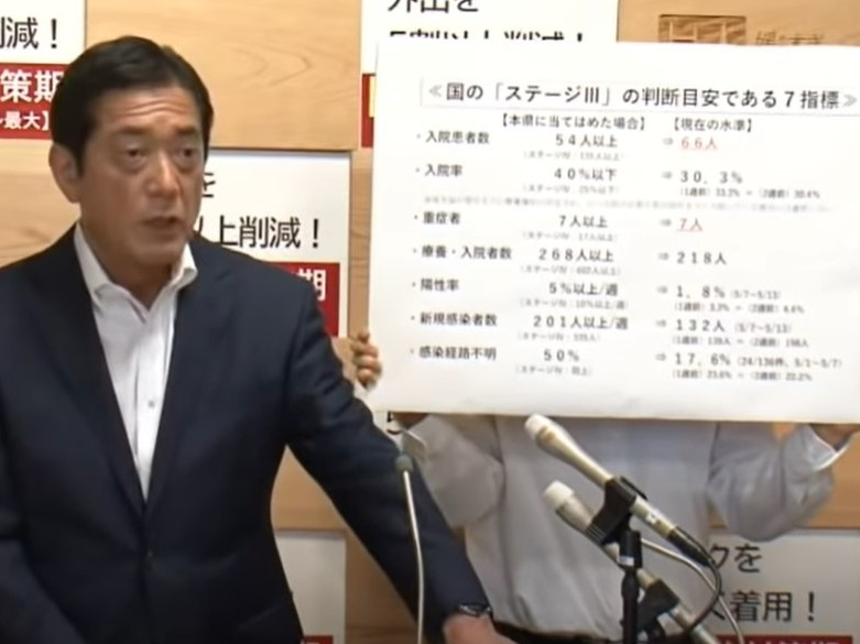 5月14日（金曜日）新型コロナウイルス感染症に関する臨時記者会見（県庁）の画像