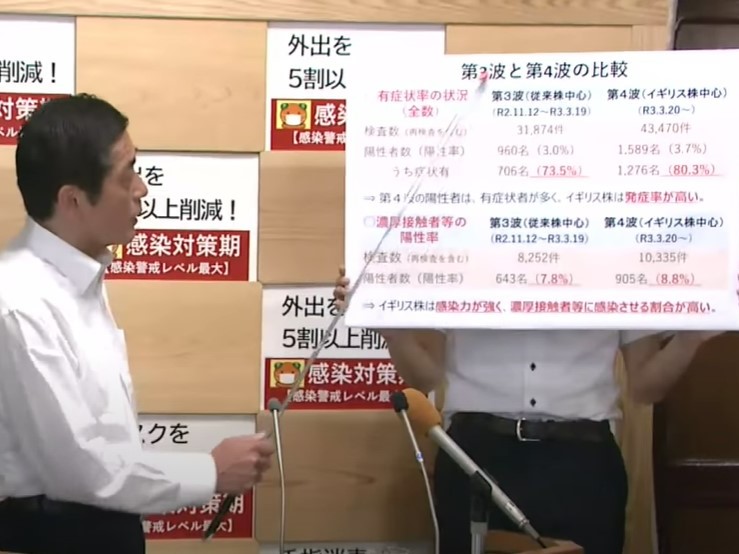 5月23日（日曜日）新型コロナウイルス感染症に関する臨時記者会見（県庁）の画像
