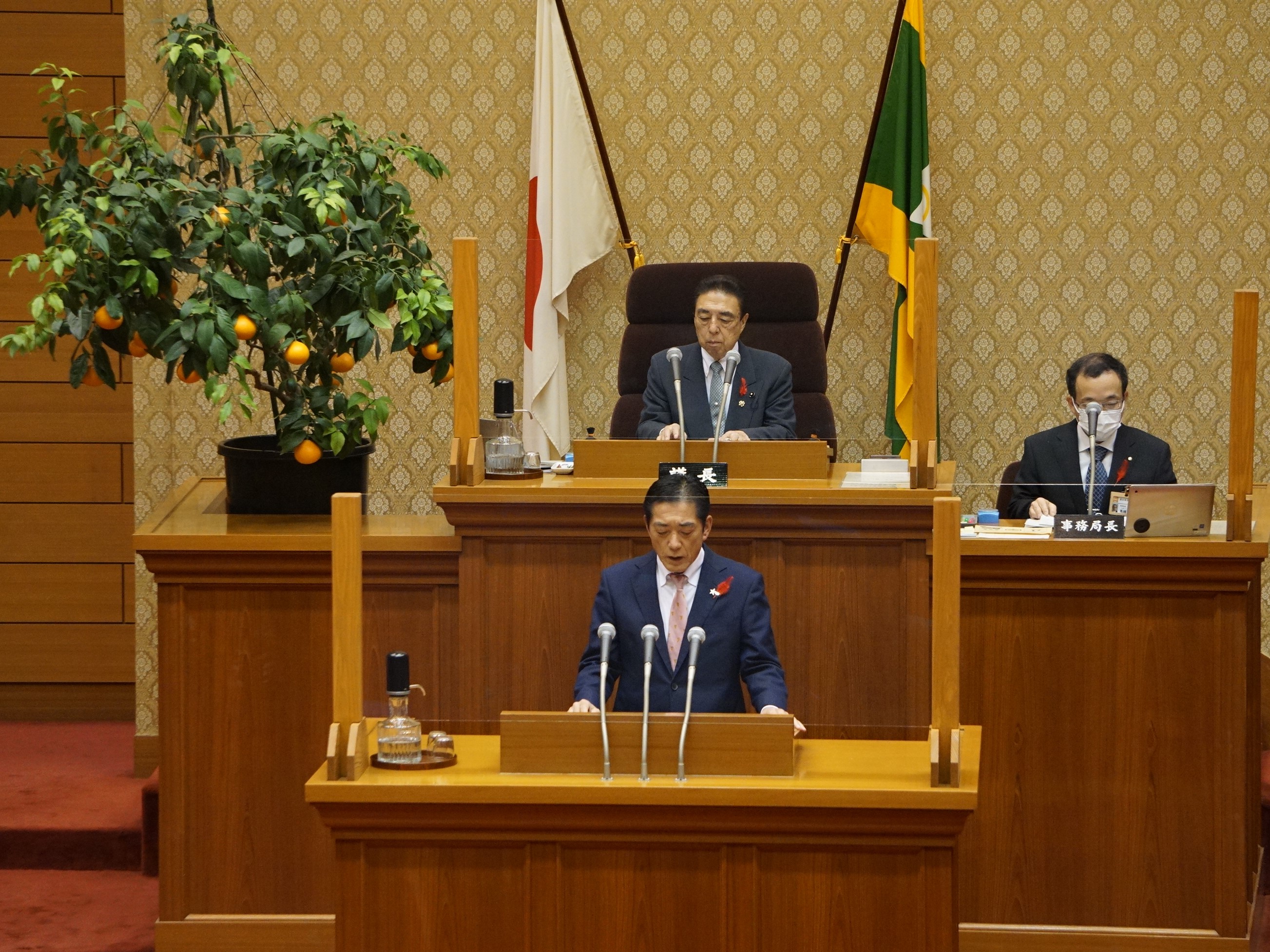 11月26日（金曜日）12月定例県議会開会（県議会議事堂）の画像
