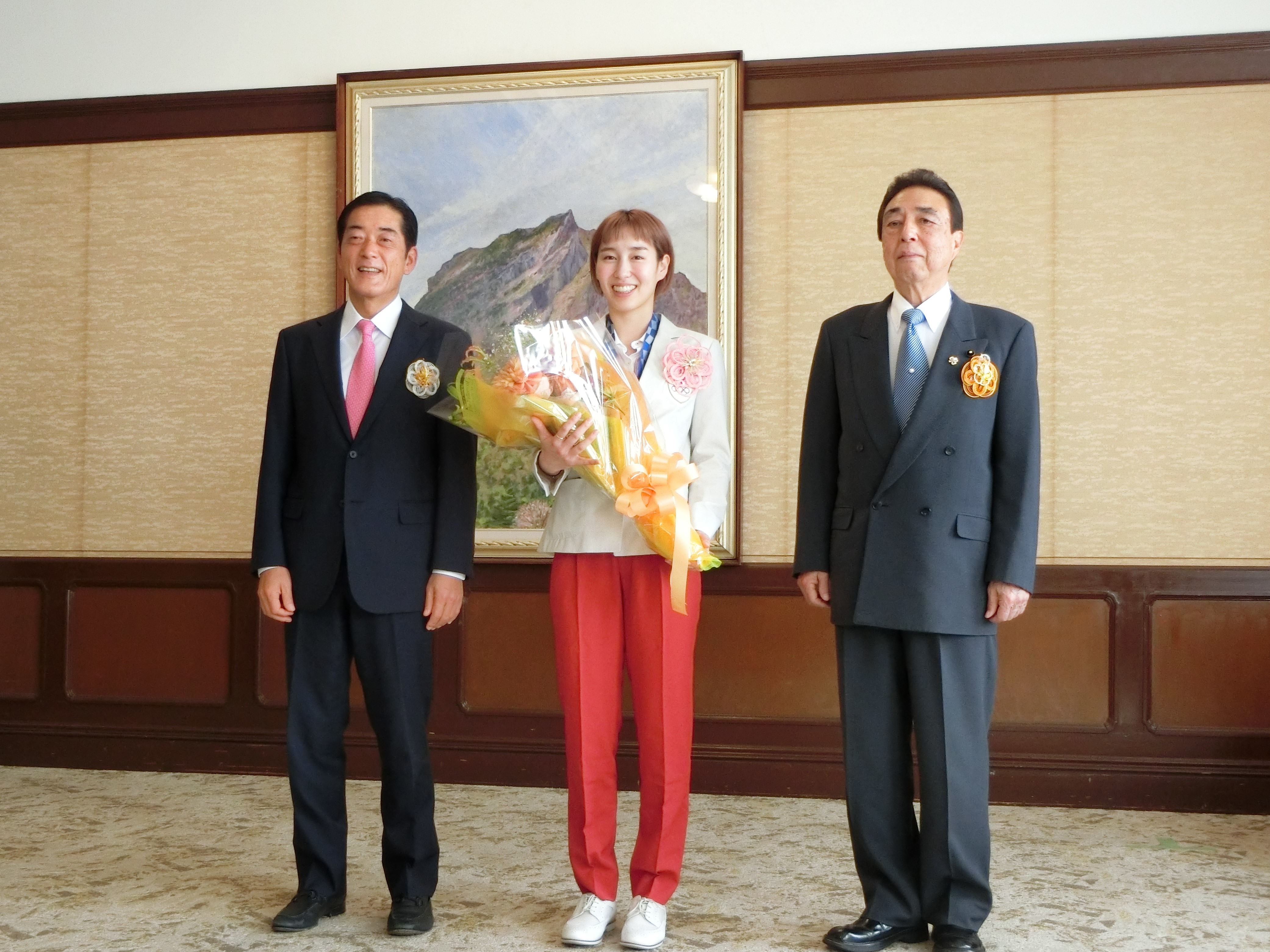 11月29日（月曜日）愛顔のえひめ文化・スポーツ賞「スポーツ大賞」表彰式（県庁）の画像