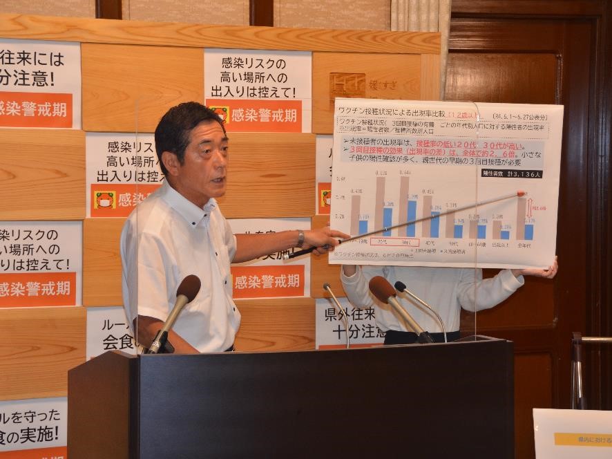 6月28日（火曜日）新型コロナウイルス感染症に関する臨時記者会見（県庁）の画像