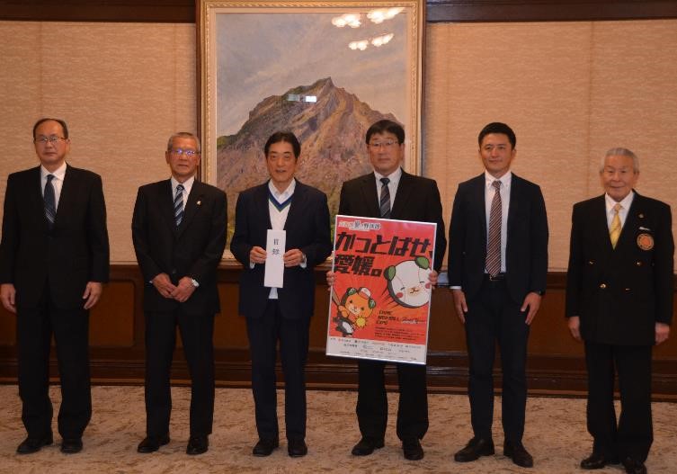 3月23日（木曜日）野球振興への寄附金贈呈式（県庁）の画像