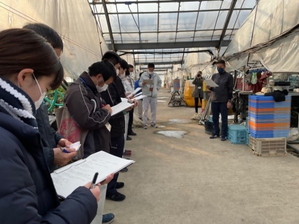 若手職員の現地研修