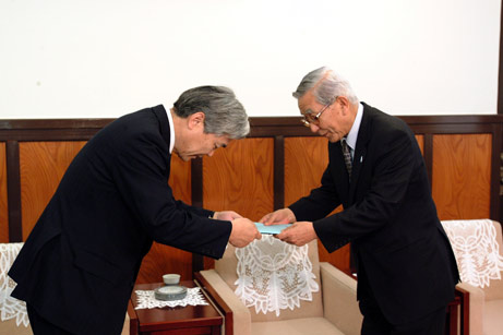 3月28日（月曜日）愛媛県土砂・流災害対策検討委員会からの検討結果報告（県庁）