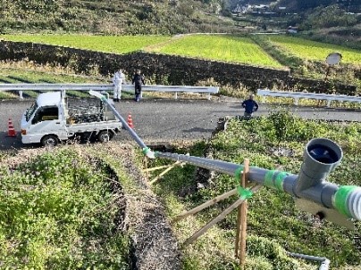 ゆずのバキューム式収システム及び排出口1