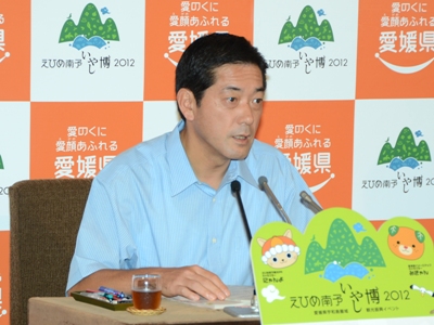 9月11日（火曜日）9月補正予算案記者発表・定例記者会見（県庁）の画像