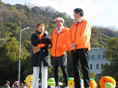 2月10日（日曜日）愛媛マラソンスタートセレモニー（松山市内）の画像