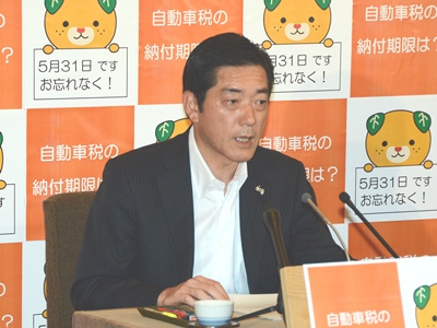 5月23日（木曜日）定例記者会見（県庁）の画像
