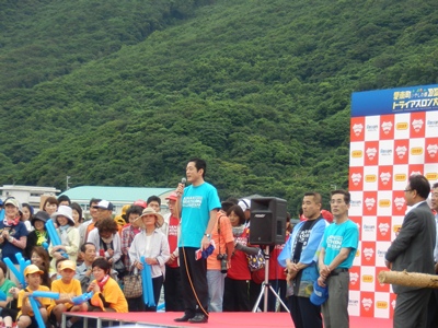 6月29日（土曜日）愛南町いやしの郷トライアスロン大会開会式（愛南町）の画像