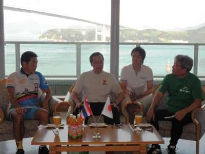 9月12日（木曜日）タイ・カシコン銀行会長らとの会談（今治市）の画像