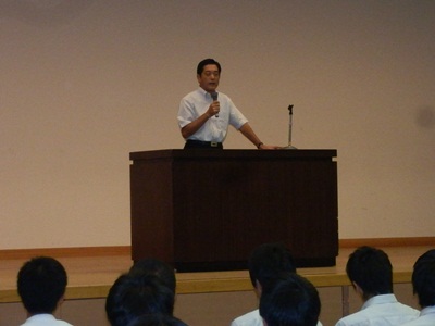 9月26日（木曜日）福島県立本宮高等学校歓迎セレモニー（松山市内）の画像
