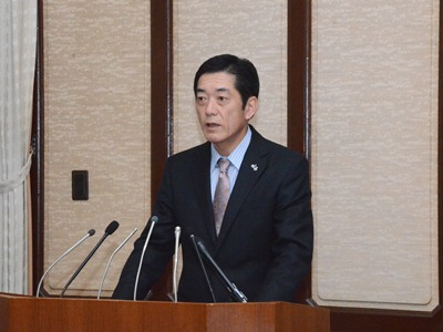 3月14日（金曜日）伊予灘を震源とする地震に関する臨時記者会見（県庁）の画像
