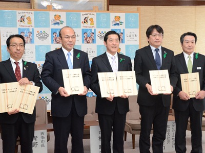 3月27日（木曜日）森林づくり活動協定締結式（県庁）の画像