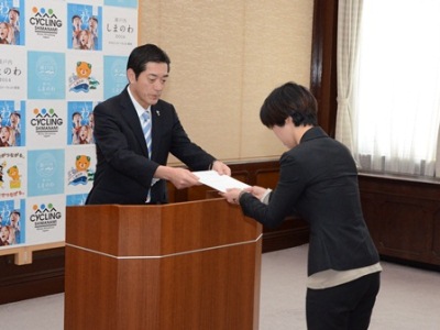 4月1日（火曜日）他県及び市町交流職員等辞令交付式（県庁）の画像