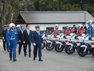 4月4日（金曜日）春の全国交通安全運動出動式（松山市内）の画像