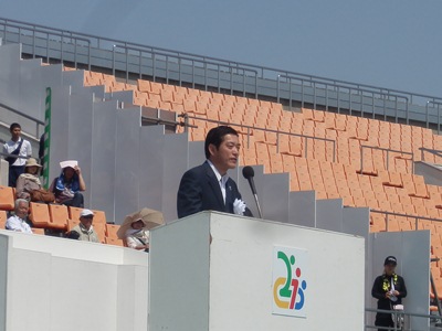 5月25日（日曜日）愛媛県障害者スポーツ大会 開会式（ニンジニアスタジアム）の画像
