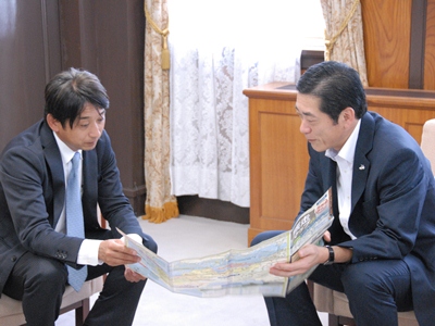 6月5日（木曜日）片山右京氏の訪問（県庁）の画像