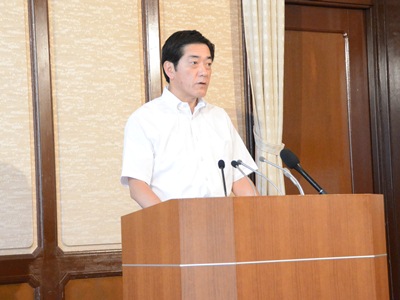 6月26日（木曜日）特別職人事に関する臨時記者発表（県庁）の画像