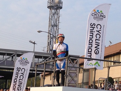 10月26日（日曜日）瀬戸内しまなみ海道・国際サイクリング大会「サイクリングしまなみ」スタートセレモニー（今治市）の画像