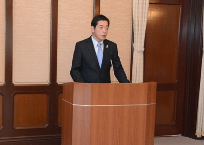 10月28日（火曜日）中村修二氏への愛媛県県民賞授与に関する臨時記者発表（県庁）の画像