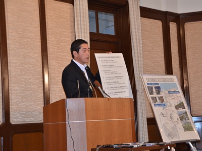 10月26日（月曜日）伊方発電所再起動に関する記者発表（県庁）の画像