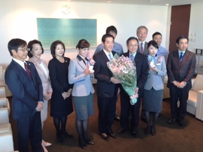 12月22日（火曜日）航空会社社長ら訪問（さくらひめを活用した連携事業）（東京都）の画像