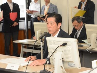 5月17日（火曜日）熊本地震愛媛県支援本部会議（県庁）の画像