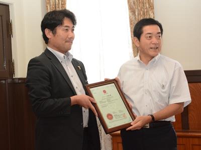 6月15日（水曜日）水産会社の訪問（養殖魚に対するハラール認証取得に関する報告）（県庁）の画像