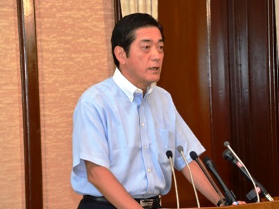 7月11日（月曜日）参議院議員通常選挙結果に関する臨時記者会見（県庁）の画像