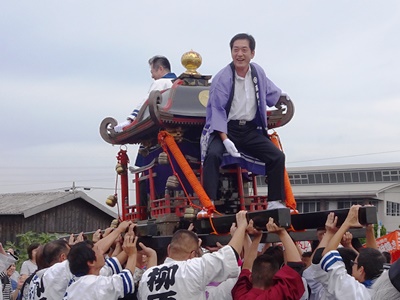 10月8日（土曜日）風早ダンジリ統一かきくらべ（松山市内）の画像