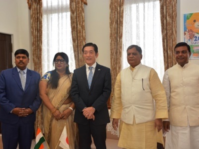 10月17日（月曜日）インド・ブッダガヤ市長らの訪問（県庁）の画像