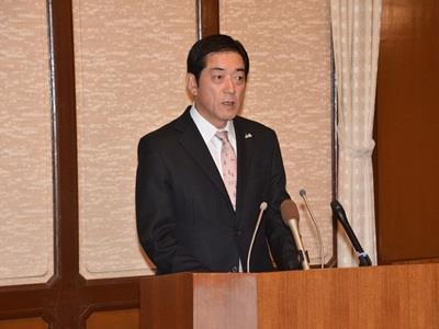 11月4日（金曜日）平成28年度11月補正予算案に関する記者発表（県庁）の画像