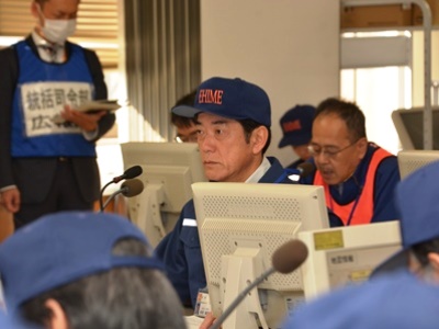 11月17日（木曜日）国・県・市町災害対策本部合同運営訓練（県庁）の画像
