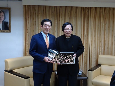 3月8日（水曜日）亜東関係協会会長らの訪問（台湾）