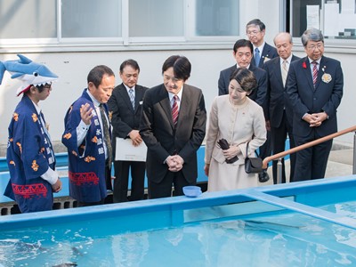 10月9日（月曜日）秋篠宮同妃両殿下県内御視察（大洲市）の画像