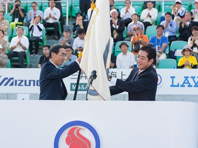 10月10日（火曜日）愛顔つなぐえひめ国体総合閉会式（県総合運動公園）の画像